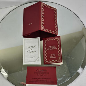 1990s CARTIER Watch Warranty Garanzia Guarantee Set Les MUST De Cartier